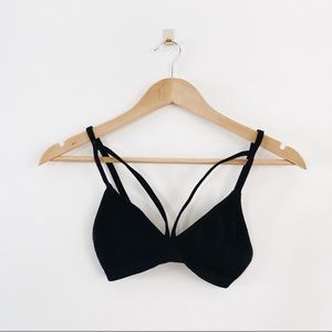 FREE PEOPLE • Black Kiera Seamless Bralette